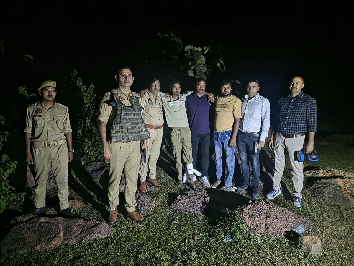 बी-फार्मा छात्र हत्याकांड : दो इनामी आरोपी मुठभेड़ में गिरफ्तार, एक घायल