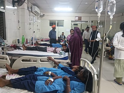 अस्पताल में भर्ती बच्चे