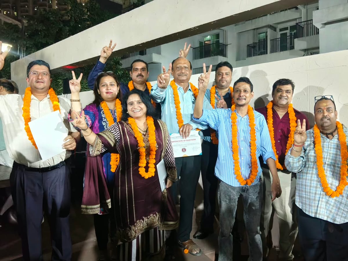 Noida News: 11 एवेन्यू में आशीष बिष्ट बने एओए अध्यक्ष