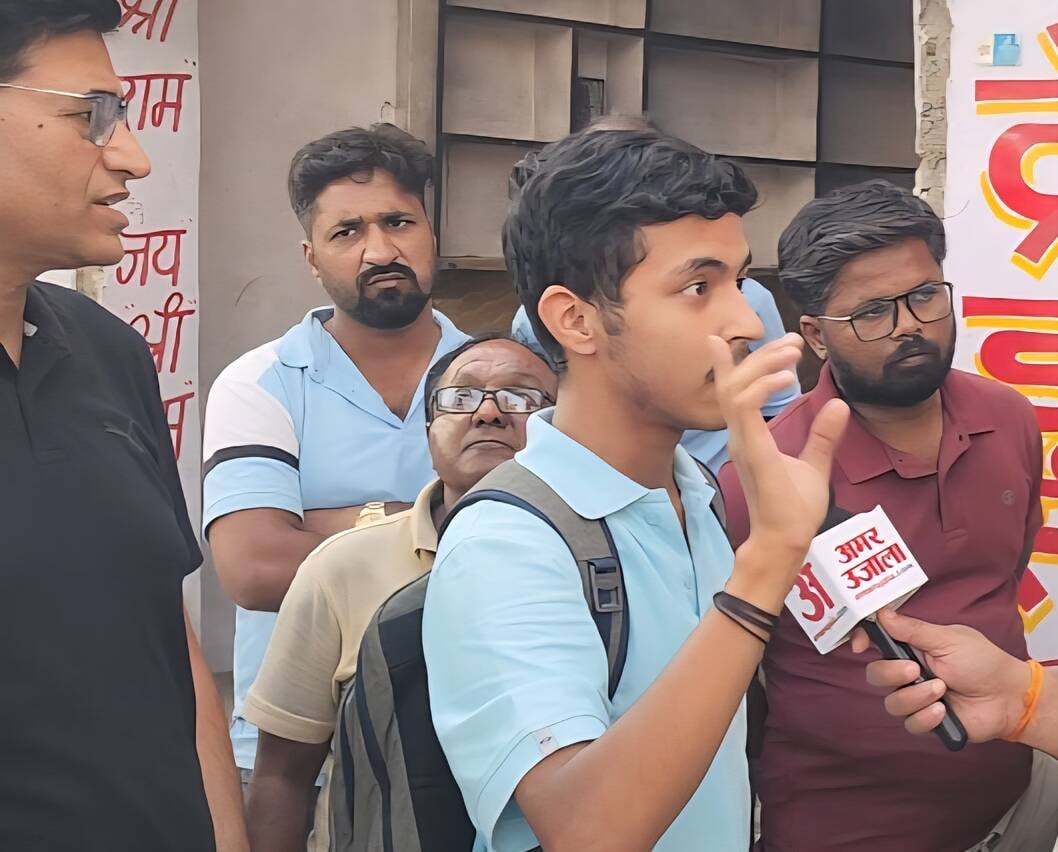 न्यू सांगानेर रोड के पीड़ित व्यापारी एवं उनके परिवार