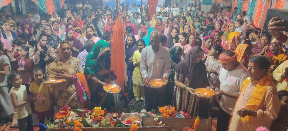 Ambala News:श्रीकृष्ण व रुक्मिणी विवाह की झांकी बनी आकर्षण का केंद्र ...