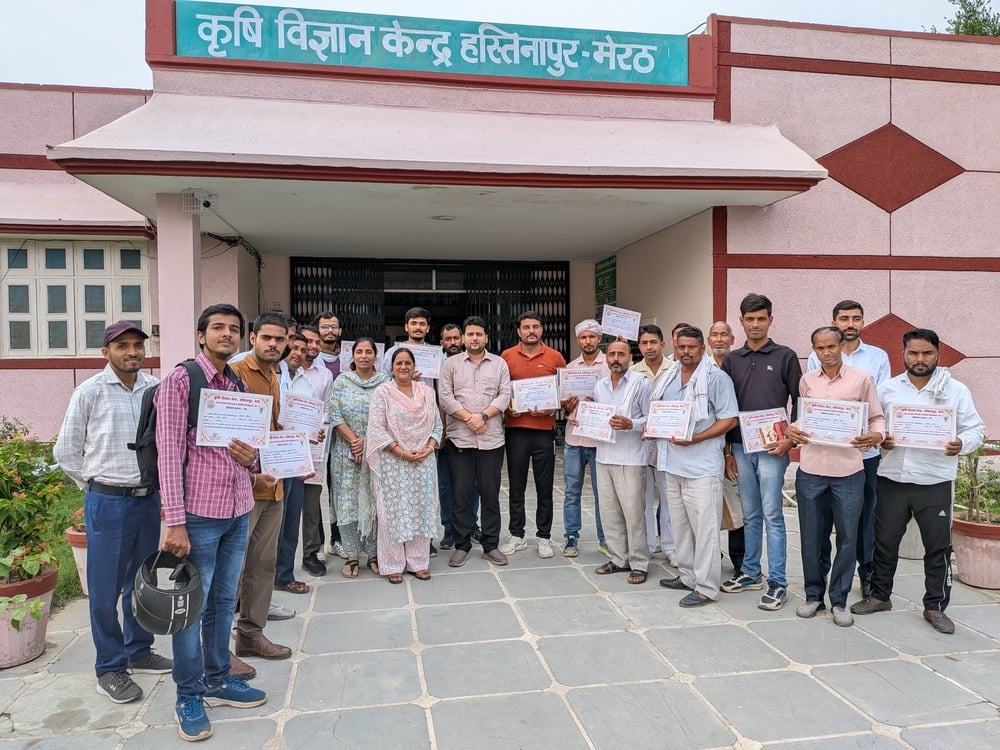 Meerut News: हस्तिनापुर में प्राकृतिक खेती प्रशिक्षण संपन्न, किसान बनेंगे उद्यमी