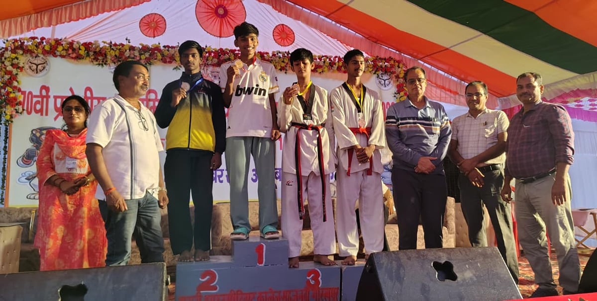 Mirzapur News: प्रदेशीय ताइक्वांडो में विंध्याचल मंडल के खिलाड़ियों ने जीते 12 पदक
