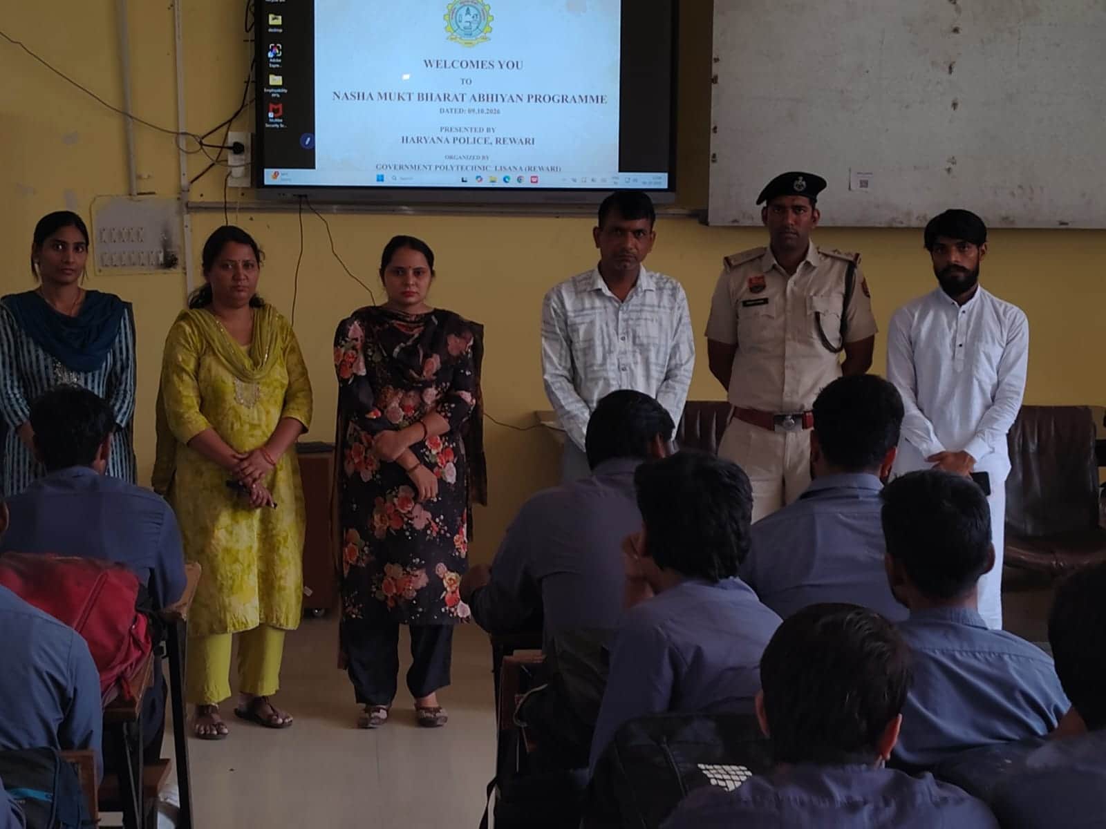 गवर्नमेंट पॉलिटेक्निक संस्थान में आयोजित कार्यक्रम। स्रोत : संस्थान