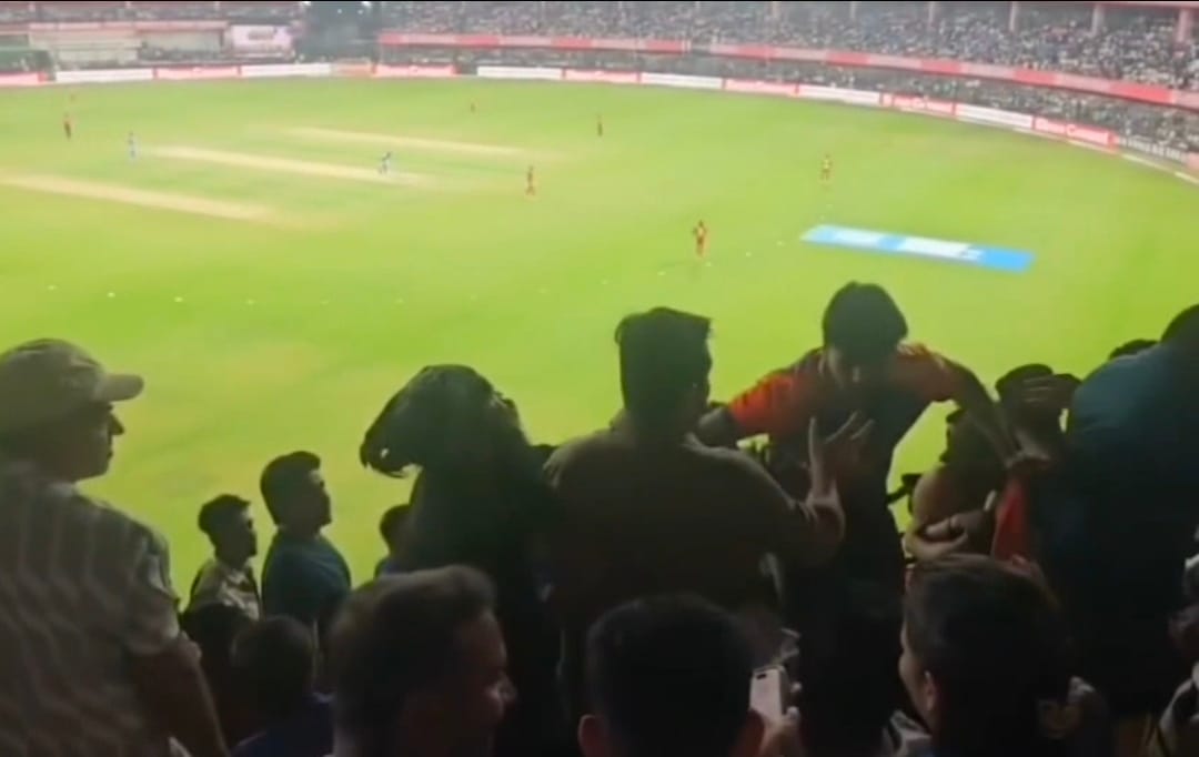 A Dispute Erupted Among Spectators at the Match,
