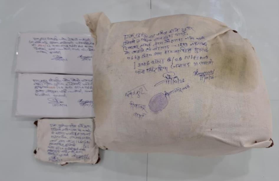 आरोपियों के पास से बरामद चरस