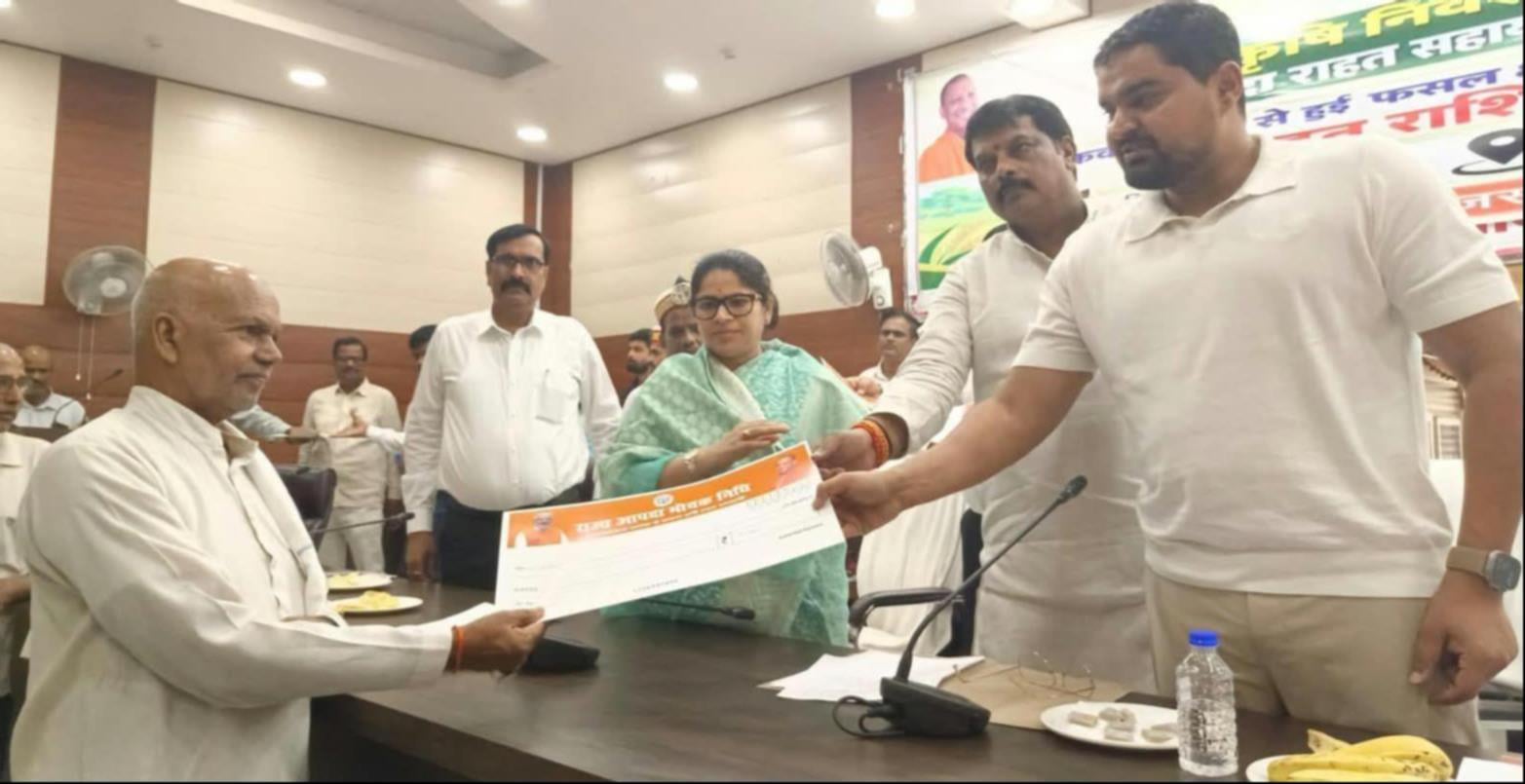 Relief assistance for 120 disaster-affected farmers