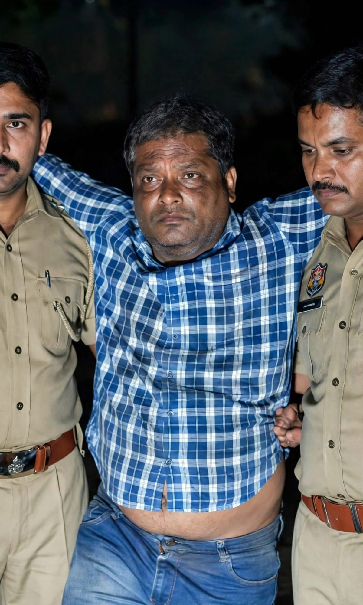 कप्तानगंज में हुई मुठभेड़ गिरफ्तार घायल आरोपी साहब राम। स्रोत-पुलिस