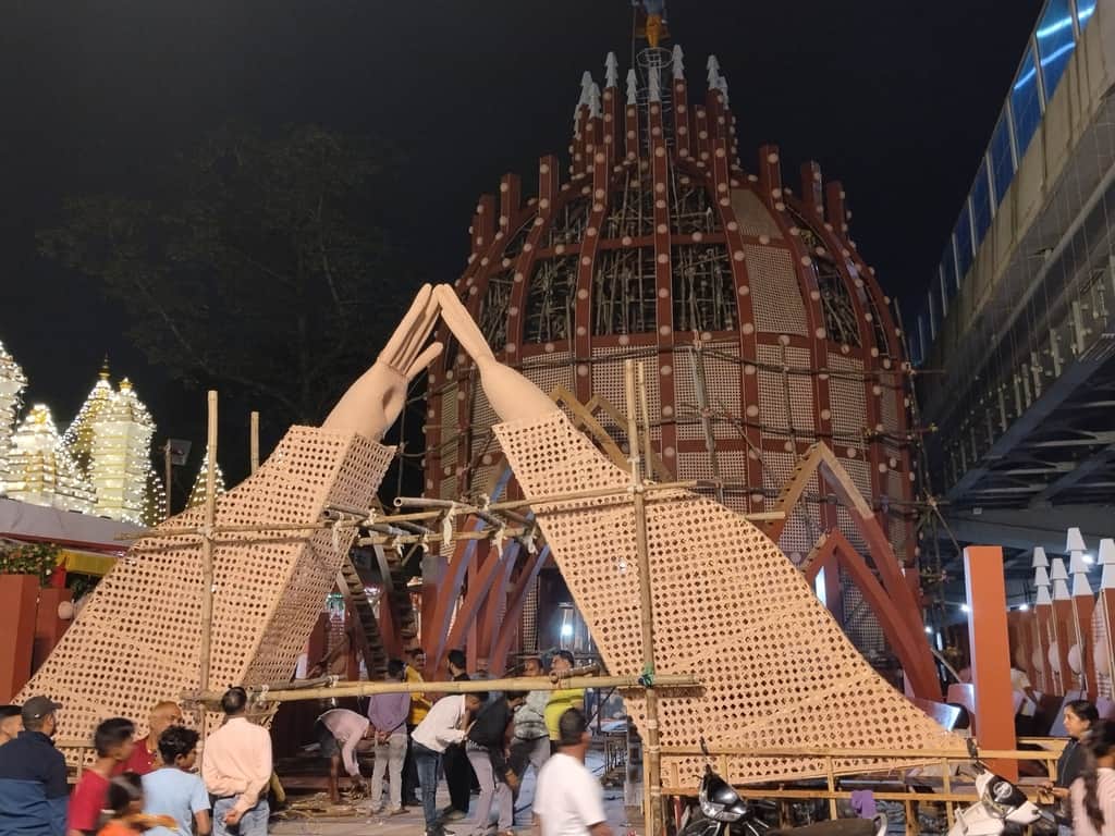 पूजा पंडाल का स्वरूप