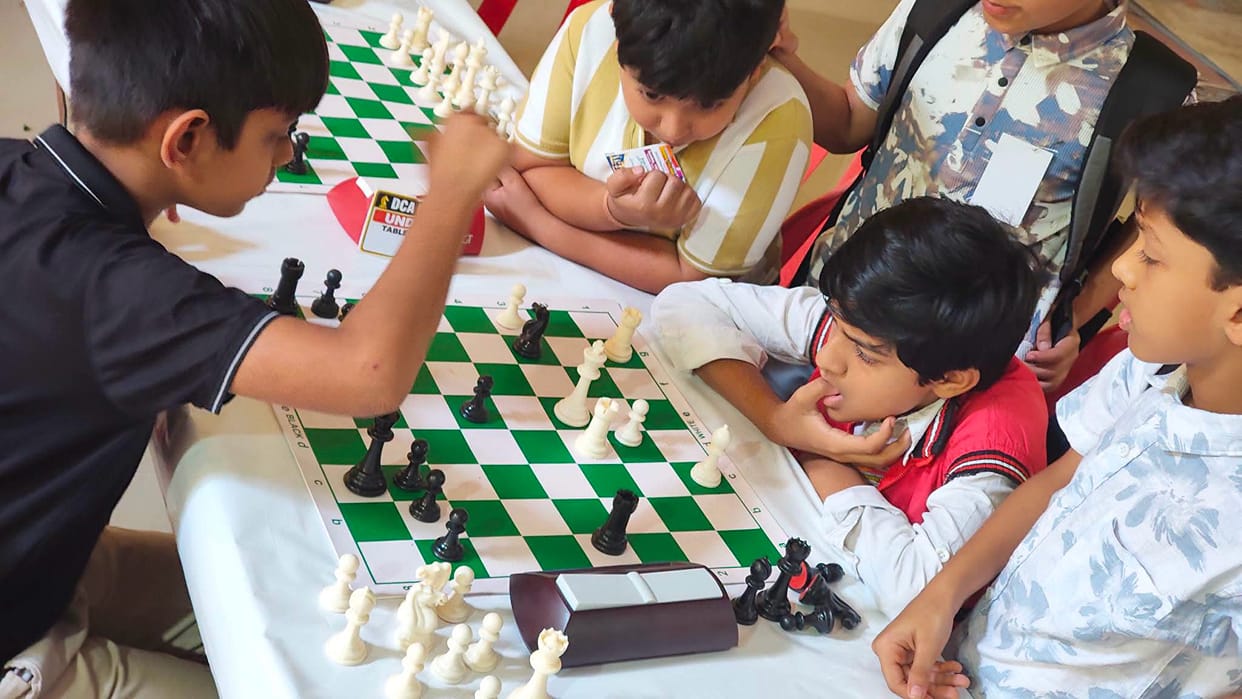 178 players showcased their talent on the chess board Vaibhav Tomar emerged as the winner of the open categor