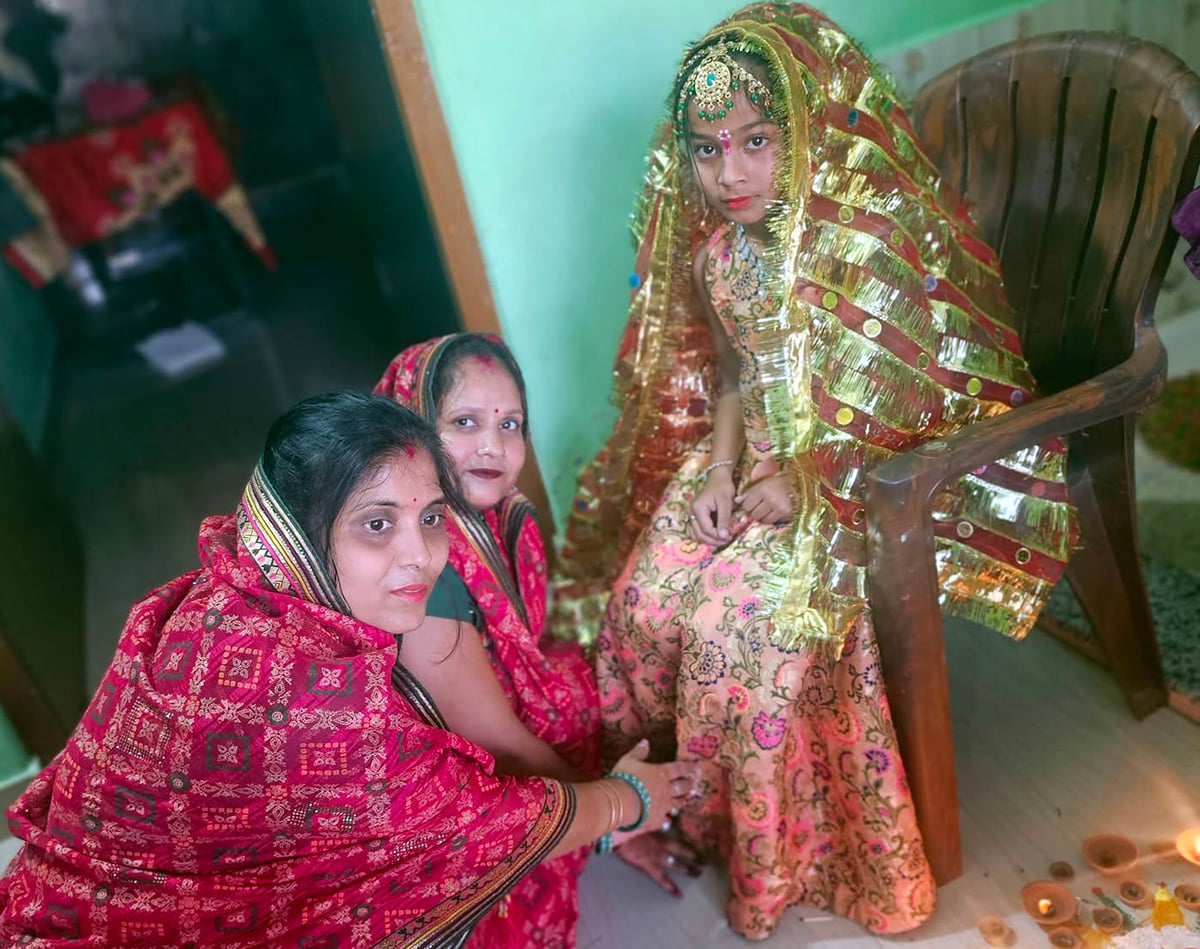 शारदीय नवरात्र : तीसरे दिन मां चंद्रघंटा की हुई पूजा