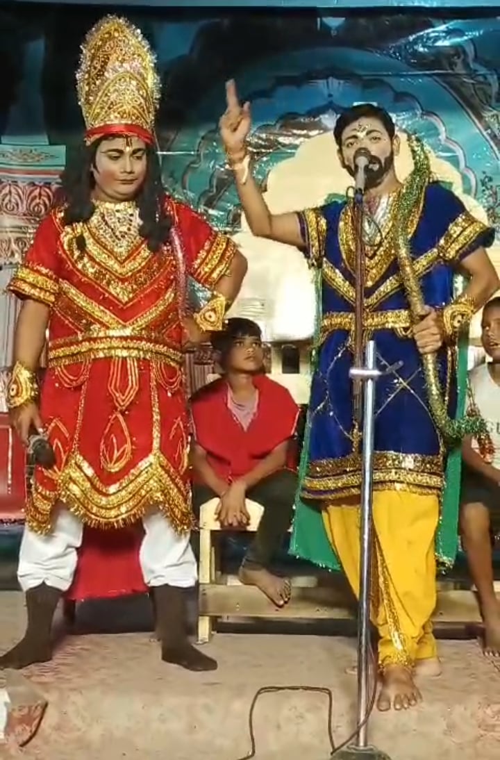 Prayagraj News: जसरा बाजार में नारद मोह, मनु तपस्या से रामलीला शुरू