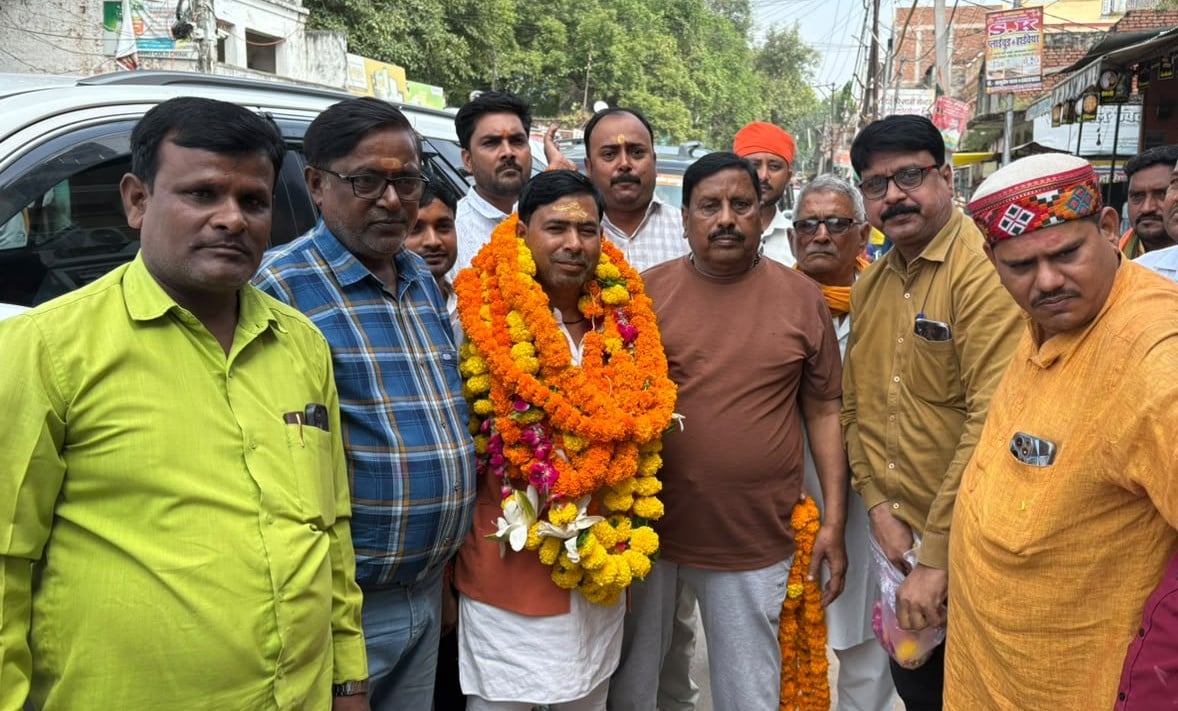 Bhadohi News: भाजपा अनुसूचित मोर्चा के जिलाध्यक्ष रमेश पासी का स्वागत