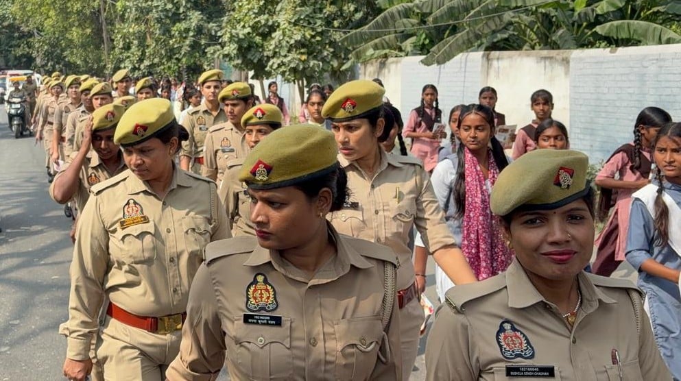 मिशन शक्ति : पैदल मार्च से नारी सुरक्षा का दिया संदेश