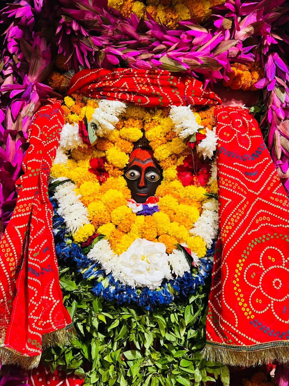 मां शीतला का भव्य रूप