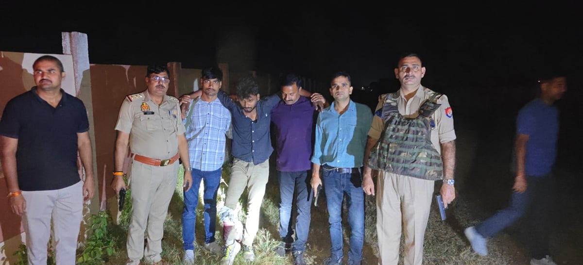 बीफार्मा छात्र हत्याकांड :  मुठभेड़ में इनामी मुख्य हत्यारोपी गिरफ्तार