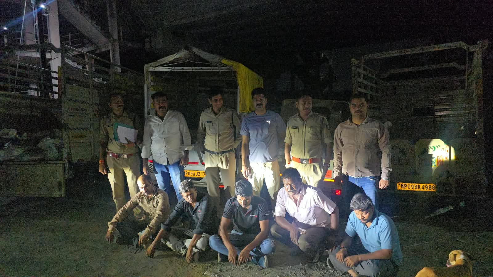 पुलिस गिरफ्त में आरोपी