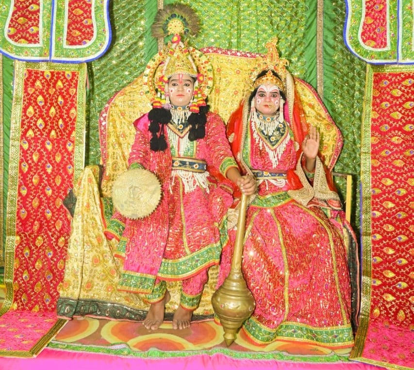 Bhadohi News: श्रीराम जन्म, विश्वामित्र आगमन और ताड़का वध का मंचन