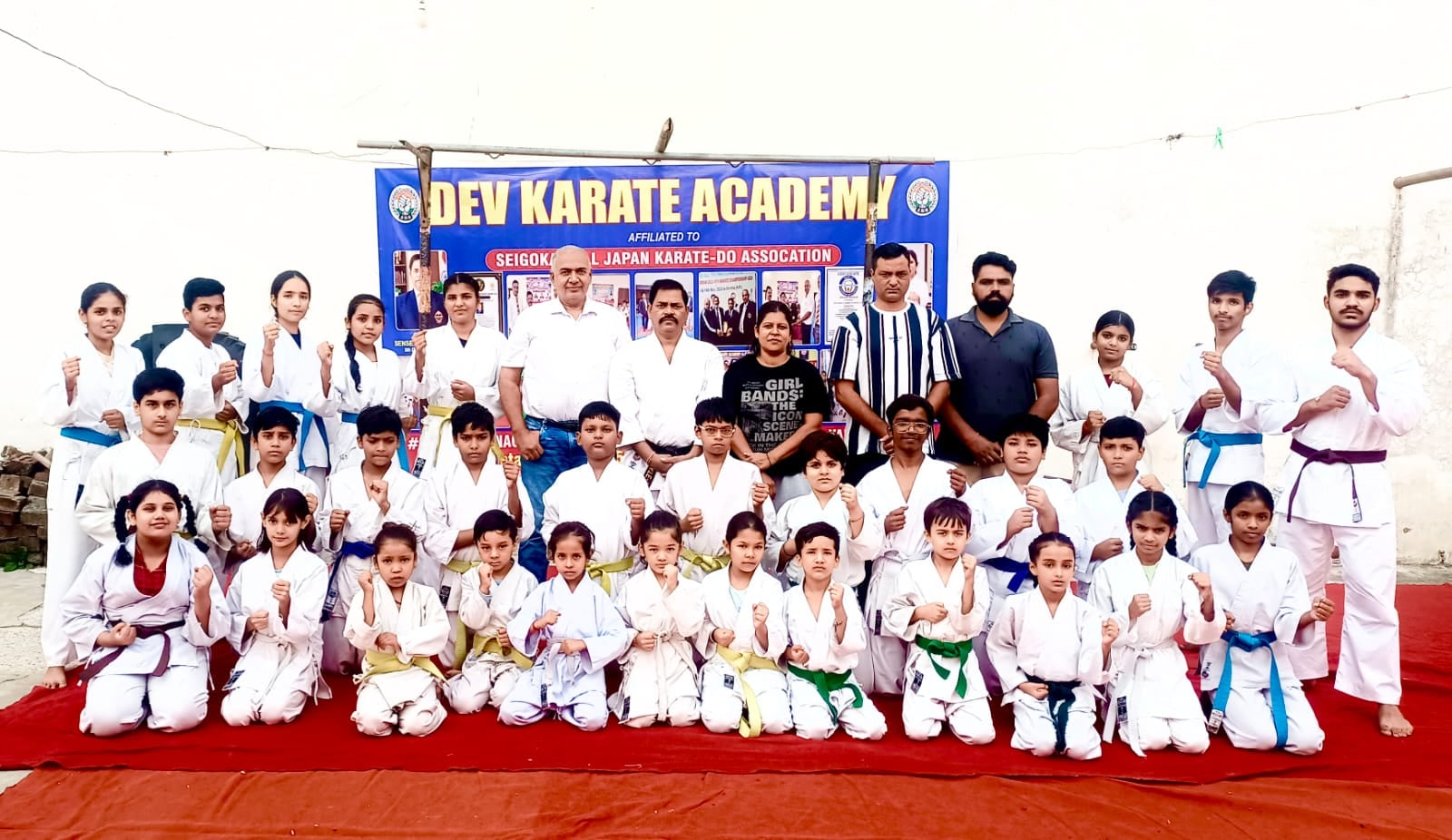 Aryaman Sharma and Vaibhav Nayyar achieve black belts