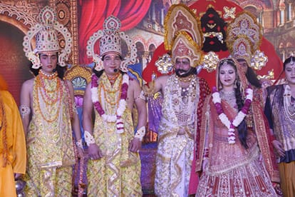 न्यू कॉलोनी गीता भवन की रामलीला में सीता स्वयंवर
