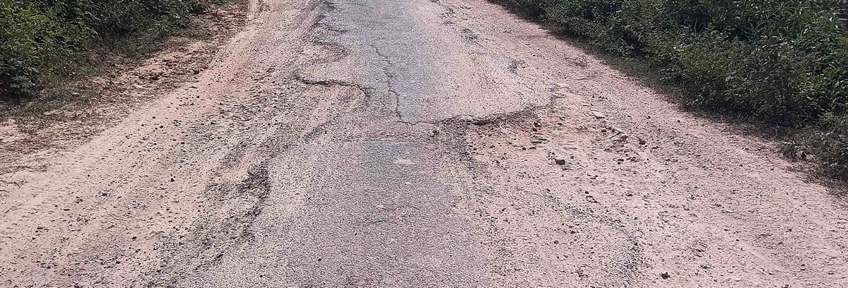 Agra News: आईएएस-आईपीएस देने वाले गांव की सड़क जर्जर, गड्ढों से लोग चोटिल