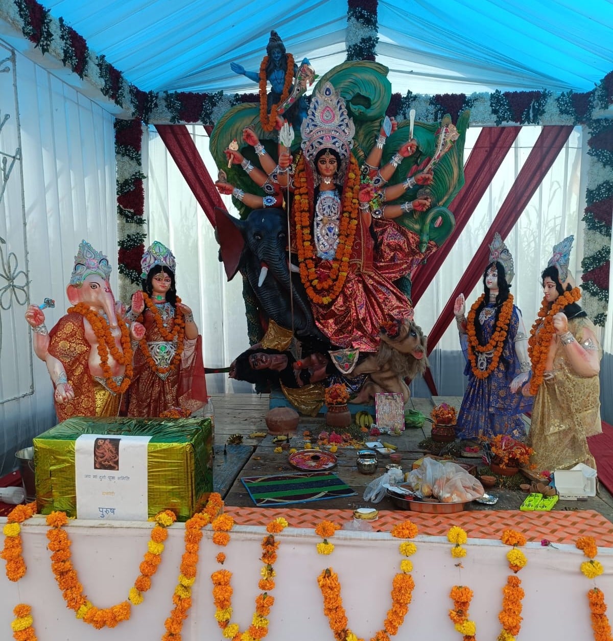 Chandauli News: मां कूष्मांडा के चरणों में शीश झुकाकर मांगा लंबी आयु, यश और बल
