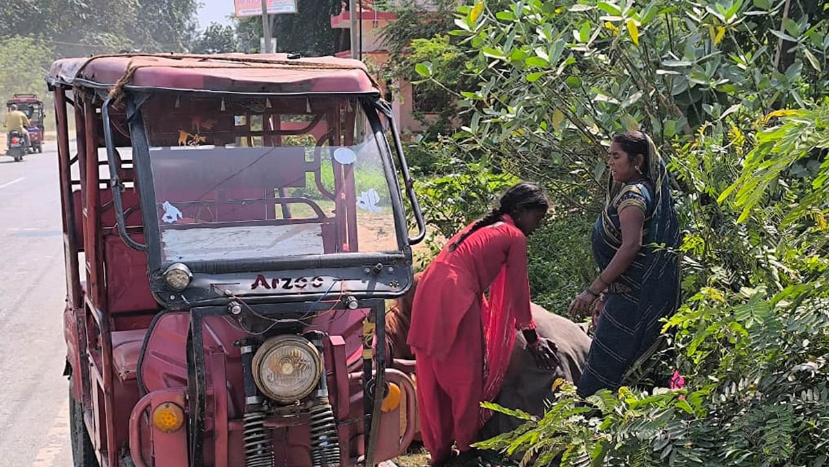 Bahraich News: सड़क किनारे चादर की आड़ में प्रसव, नवजात की मौत