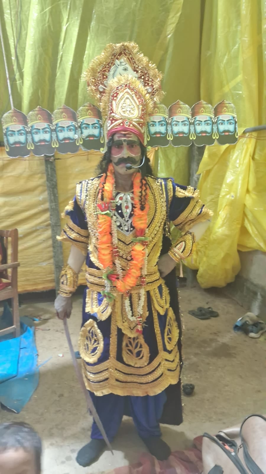 Prayagraj News: हनुमान भक्त हिंछलाल 25 वर्ष से रावण का करते हैं अभिनय