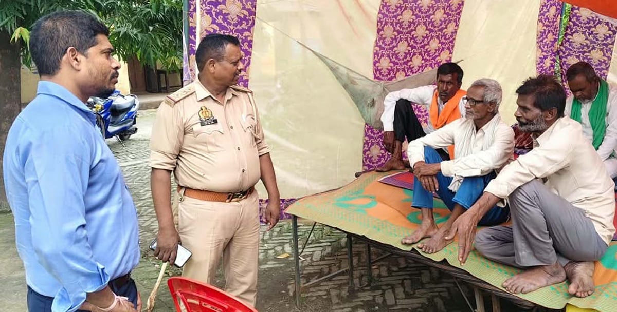Shahjahanpur News: पुवायां में शुरू हुआ भाकियू के तीसरे संगठन का धरना