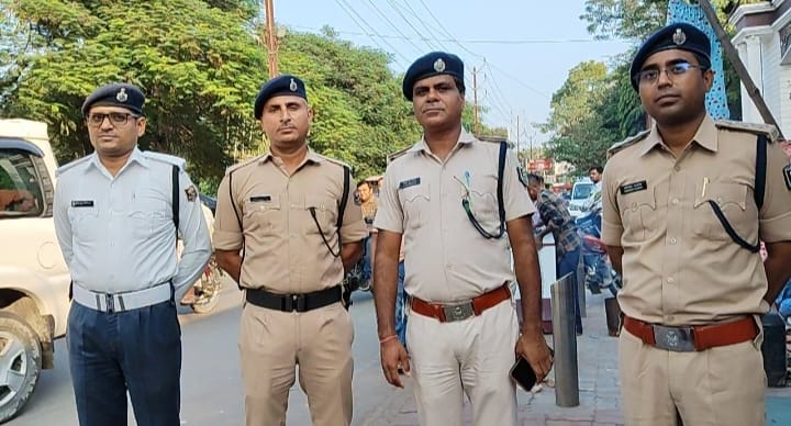 muzaffarpur durga puja traffic route chart diversion parking october 2026