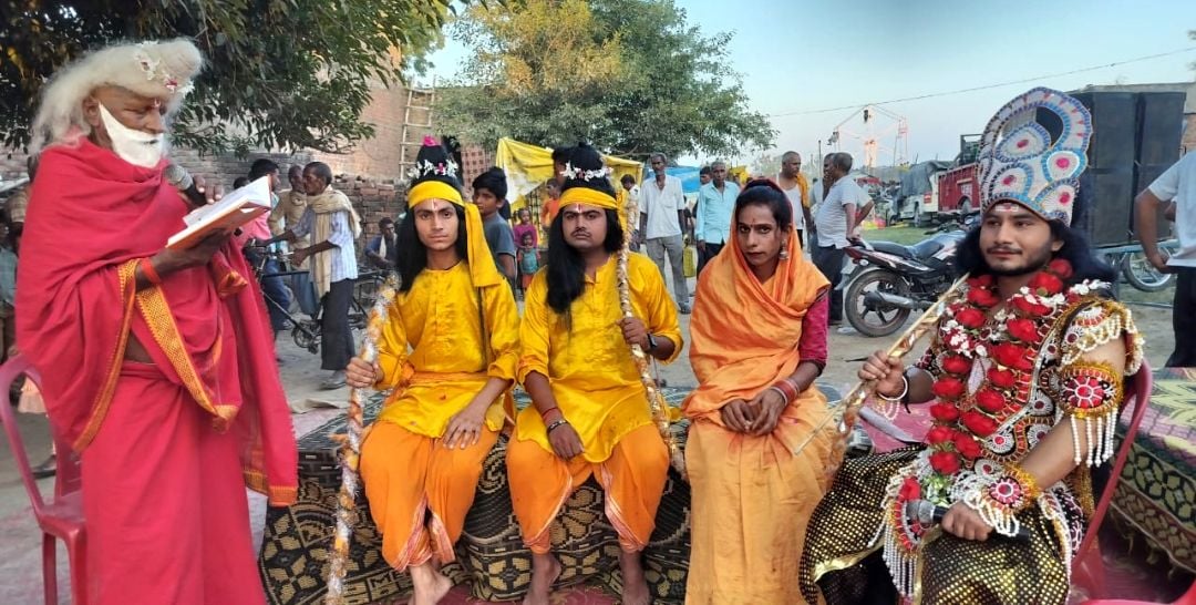 Shahjahanpur News: रावण का अहंकार टूटा, हनुमान ने जला डाली सोने की लंका