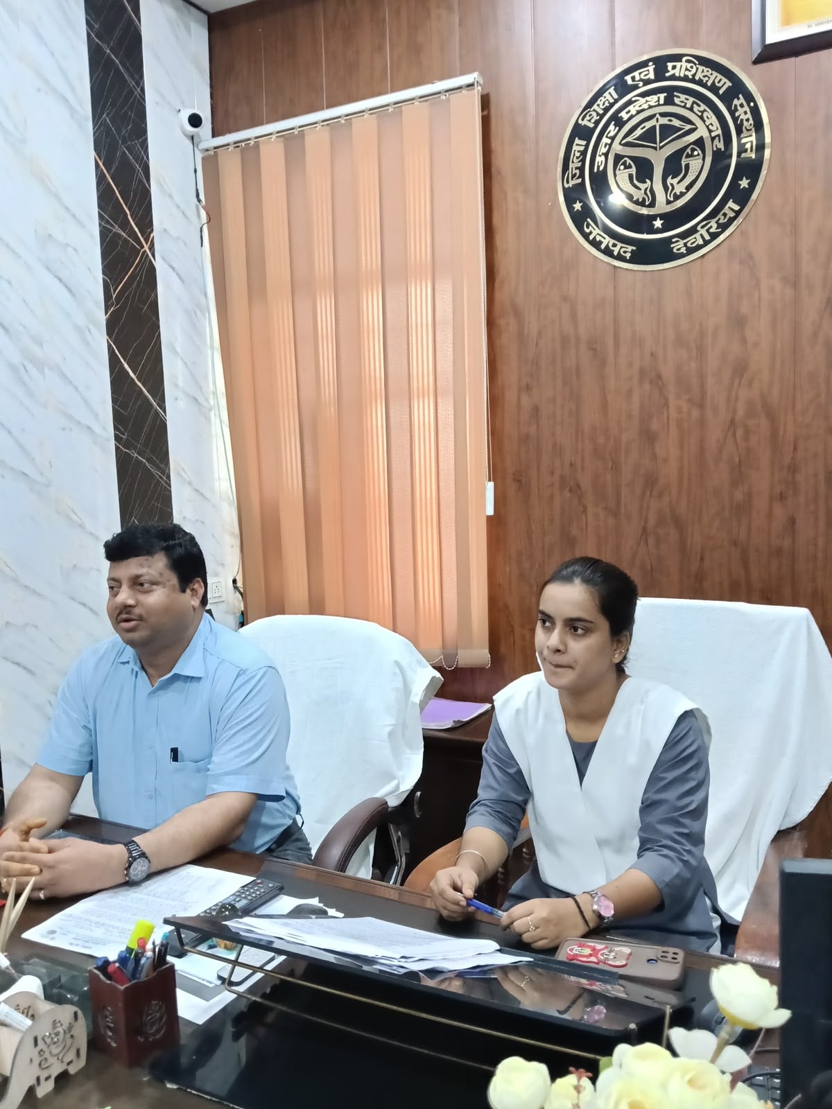 Deoria News: डायट में प्रशिक्षु जिया बनीं एक दिन की प्राचार्य