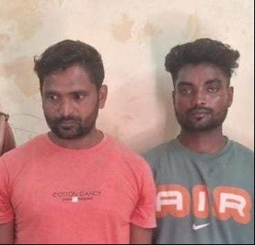 जिगना पुलिस द्वरा गिरफ्तार हेराईन तस्कर। स्रोत- पुलिस