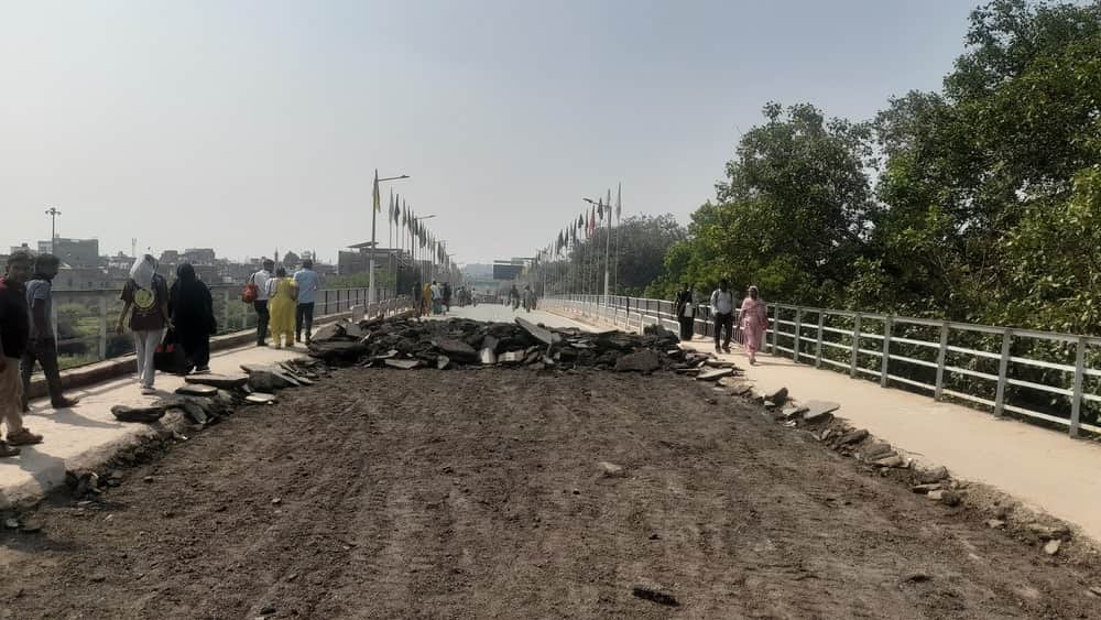 Repair work begins on Kheria Mor ROB traffic flow to be diverted