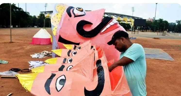 The tradition of 'Ravan Dahan' in Ranchi has been ongoing since 1948; this year