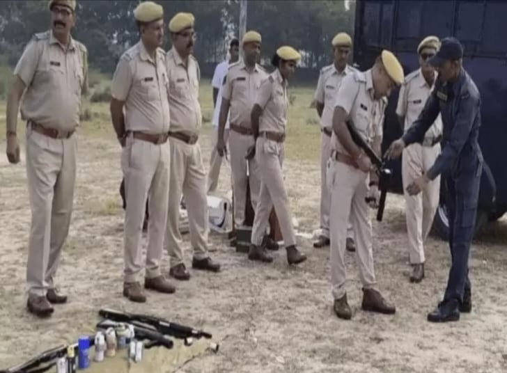 दौसा: पंचायत चुनाव से पहले पुलिस अलर्ट, 100 जवानों को बलवा नियंत्रण की ट्रेनिंग; ड्रोन से भी होगी निगरानी