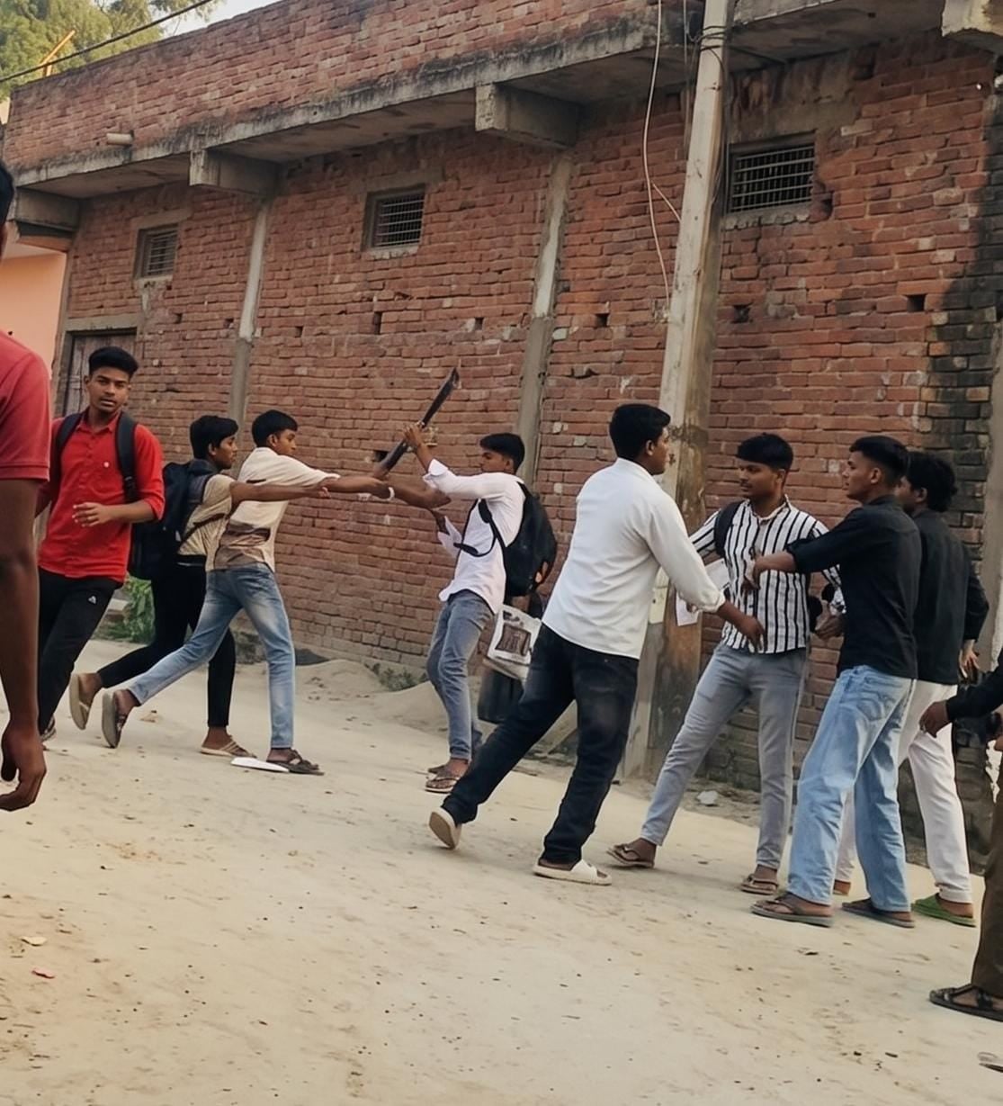 Pilibhit News: मेले में छात्रों के दो गुटों में मारपीट, चलीं बेल्टें