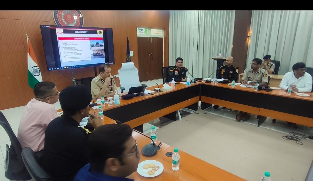 Meeting Held Between NSG Commandos and Police.