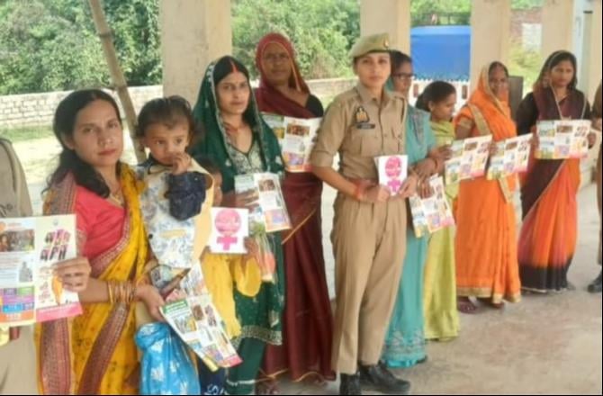 Held a community gathering to distribute leaflets and provide information on 'good touch' and 'bad touch'.