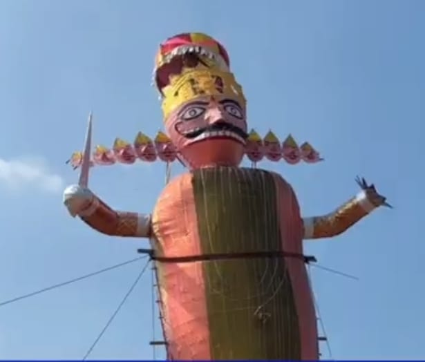 A 60-foot-tall effigy of Ravana will be set ablaze at HEC’s Shalimar Bazaar