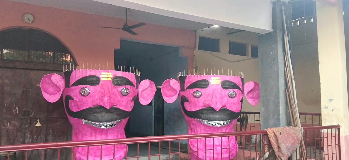 Meerut News: सरधना में 55 फीट ऊंचे रावण-कुंभकरण के पुतलों का होगा दहन