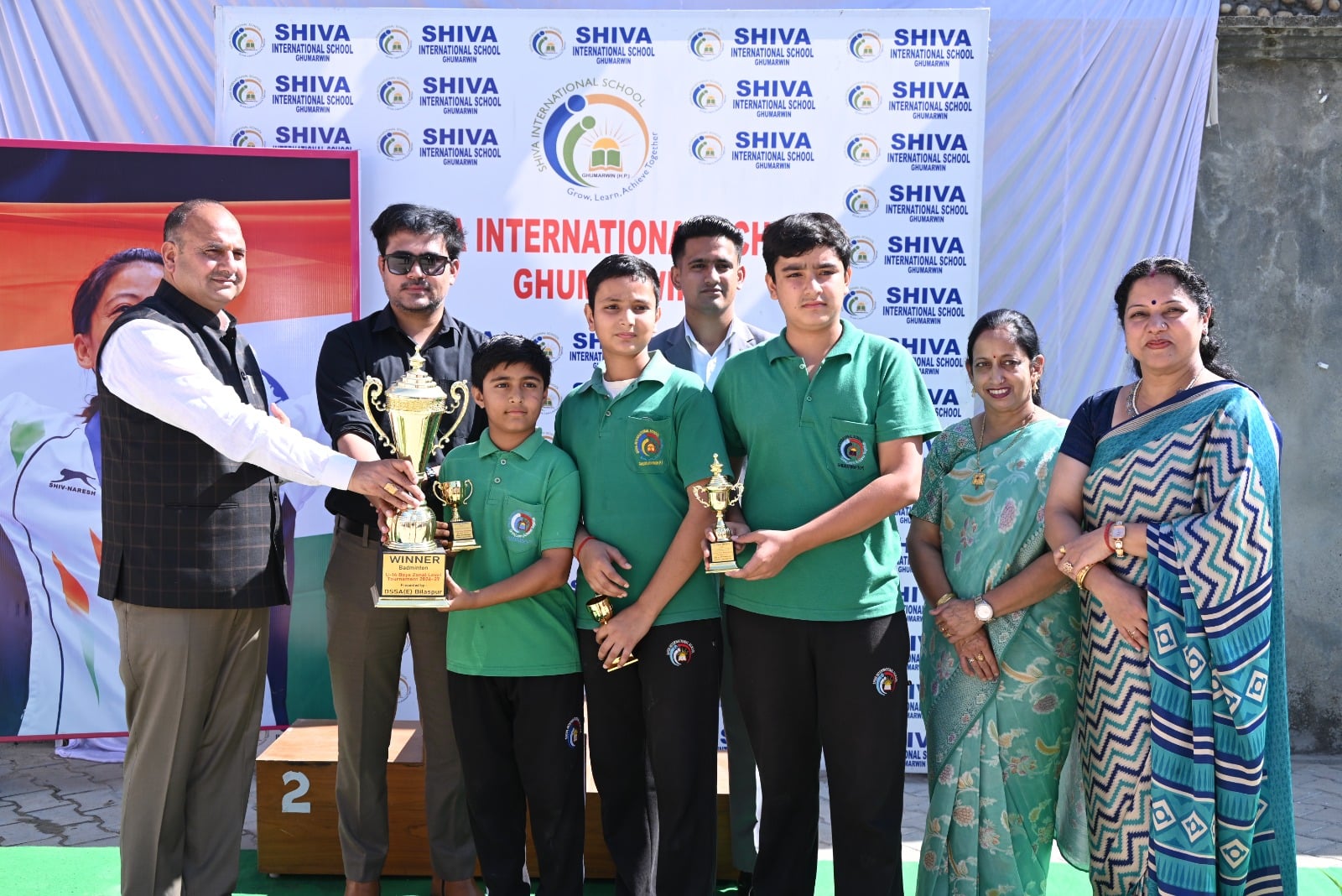 Young students showcased their sports skills at Shiva School
