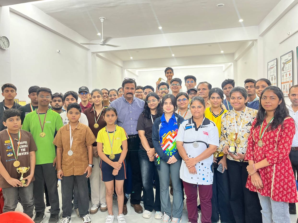 Amit dominates the District Shooting Championship