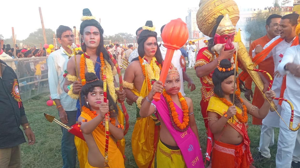 Maryada Purushottam Ram killed Ravana and brother Lakshman killed Meghnath.