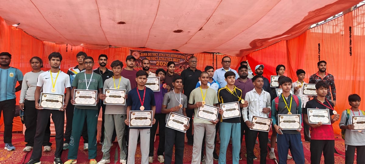 Agra News: सरूज, मोहित, संदीप, यशपाल ने स्वर्ण पदक जीतकर जमाई धाक