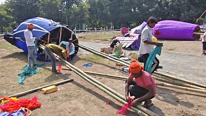 गयाजी के गांधी मैदान में रावण