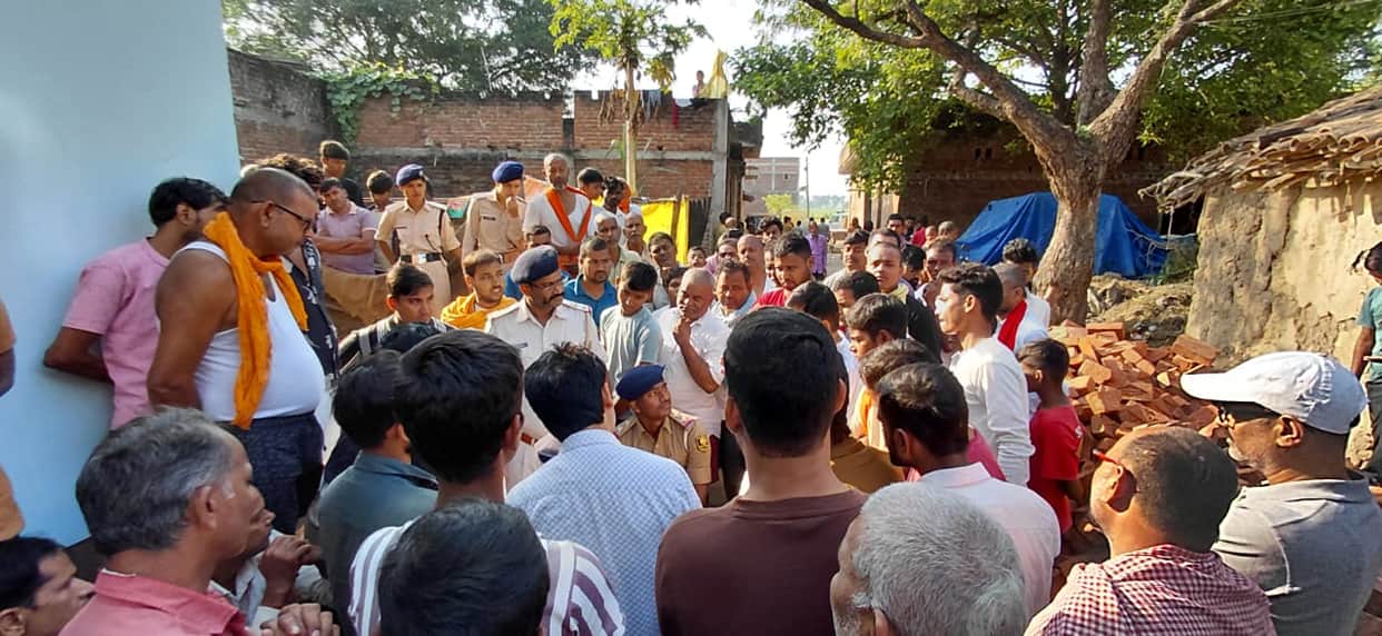 murder and road accident today in rohtas on dashami bihar news