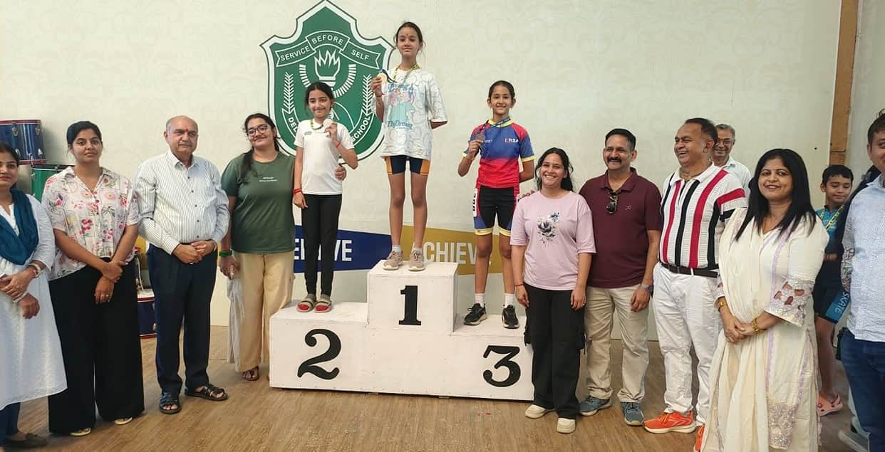 Shivattva, Ananya, Shiyan, and Vyom secured first place in the district roller skating championship.