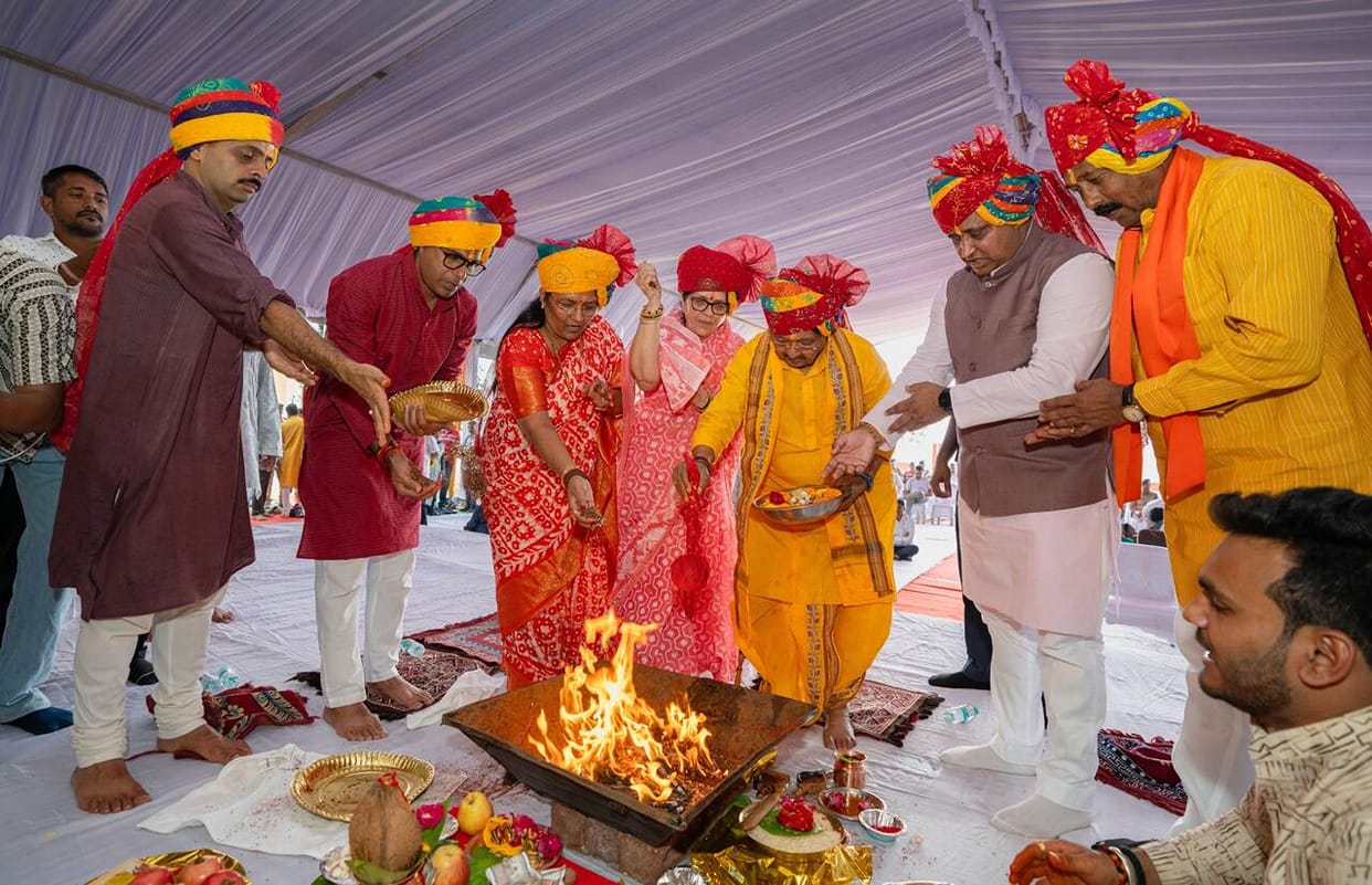 Weapon worship ceremony (Shastra Pujan) concluded with