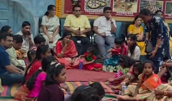 message of bihar culture resonated even in america daughter in law aurai performed ritual worship of gir